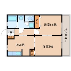 静岡駅 バス19分  下島北下車：停歩3分 2階の物件間取画像